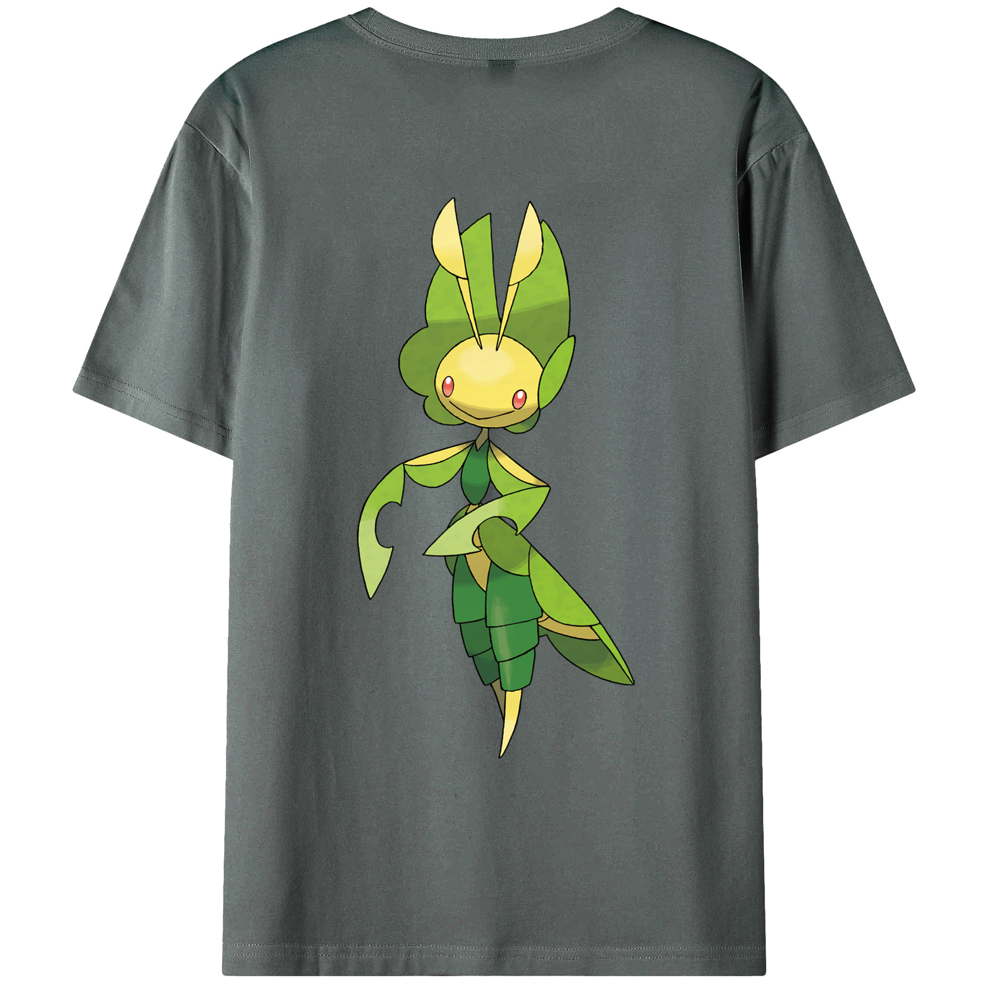 （画像用） ポケットモンスター Pokémon 綿100％ メンズ半袖Tシャツ（バックプリント） 通気性